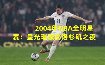2004年NBA全明星赛:星光璀璨的洛杉矶之夜