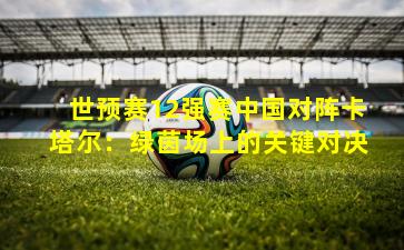 世预赛12强赛中国对阵卡塔尔：绿茵场上的关键对决